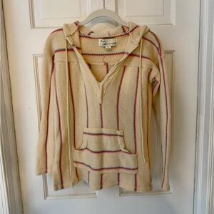Lightweight Striped Baja Hoodie - S
